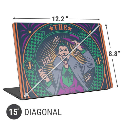 DC Comics The Joker Casino Chip Universal Laptop 15in (12.2 x 8.8in) Skin
